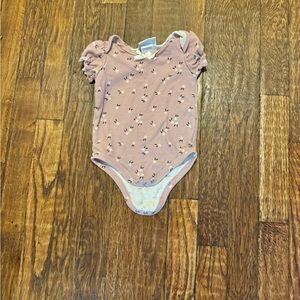 Nicole Miller Blush Floral Kids Bodysuit